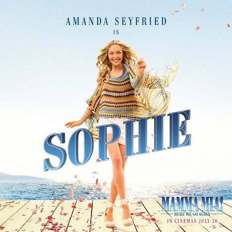 Amanda Seyfried - Mamma Mia ! C'est reparti - Promo
