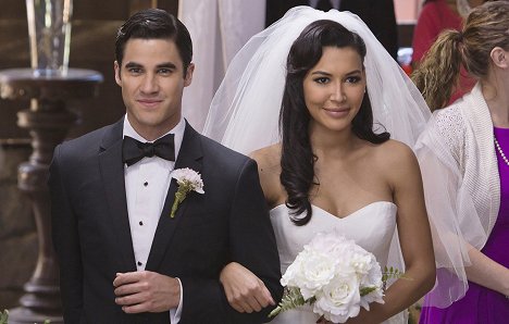 Darren Criss, Naya Rivera - Glee - A Wedding - Photos