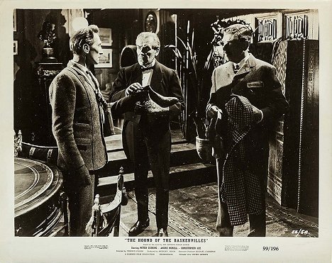 Peter Cushing, John Le Mesurier - The Hound of the Baskervilles - Lobby Cards
