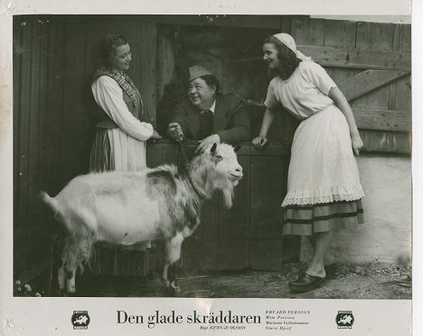 Mim Ekelund, Edvard Persson, Marianne Gyllenhammar - Den glade skräddaren - Lobby karty