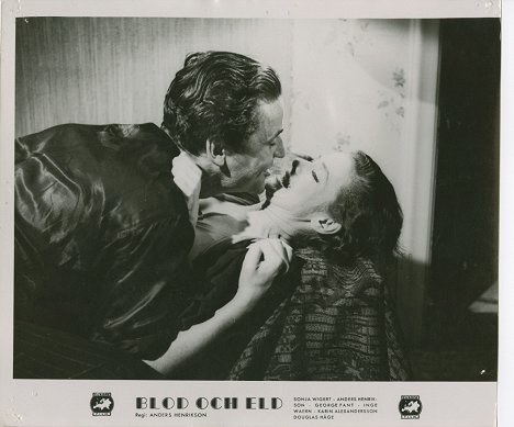 George Fant, Sonja Wigert - Blood and Fire - Lobby Cards