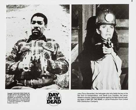 Terry Alexander, Lori Cardille - Day of the Dead - Lobby Cards
