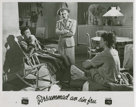 Karl-Arne Holmsten, Irma Christenson, Agneta Prytz - Neglected by His Wife - Lobby Cards