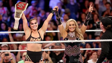 Ronda Rousey, Natalie Neidhart - WWE SummerSlam - Photos