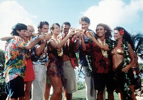 Pamela Anderson, David Charvet, Alexandra Paul, David Hasselhoff, Jaason Simmons, Yasmine Bleeth - Baywatch - Die Rettungsschwimmer von Malibu - Hawaii kann auch ganz anders sein - Teil 2 - Filmfotos