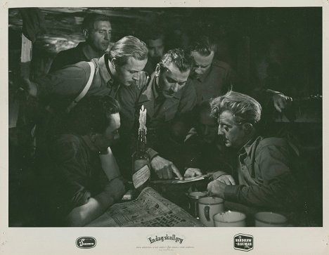 Sven Magnusson, Hasse Ekman, Edvin Adolphson, Rune Halvarsson - A Day Will Dawn - Lobby Cards
