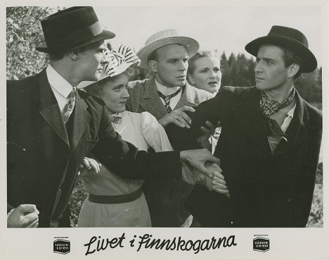 Bengt Logardt, Sigbrit Molin, Barbro Ribbing, Kenne Fant - Life in the Finn Woods - Lobby Cards