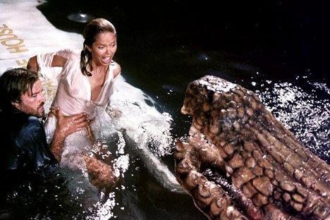 Claudio Cassinelli, Barbara Bach - Il fiume del grande caimano - Filmfotók