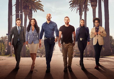 Kevin Rahm, Keesha Sharp, Damon Wayans, Seann William Scott, Michelle Mitchenor, Johnathan Fernandez - Lethal Weapon - Season 3 - Promoción