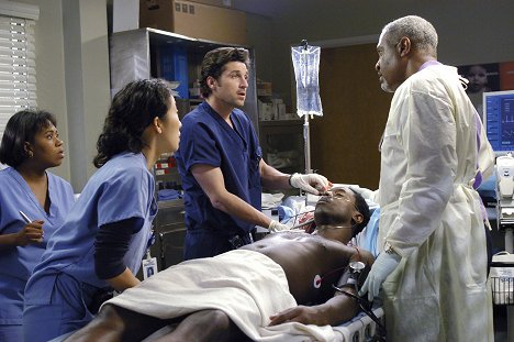 Chandra Wilson, Sandra Oh, Patrick Dempsey, Isaiah Washington, James Pickens Jr.