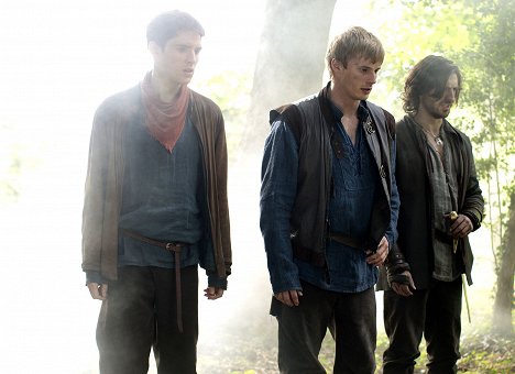 Colin Morgan, Bradley James, Eoin Macken - Merlin - The Coming of Arthur - Part 1 - Photos