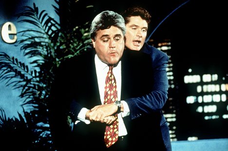 Jay Leno, David Hasselhoff - Baywatch - Talk Show - Photos