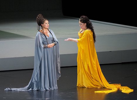 Анна Юрьевна Нетребко, Ekaterina Semenchuk - Salzburg Festival 2017: Aida - Photos