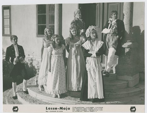Willy Peters, Mai Zetterling, Rune Carlsten, Hjördis Petterson - The Notorious Lasse-Maja's Adventures and Destiny - Lobby Cards