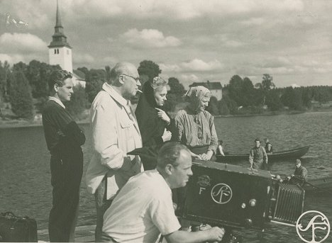 Gunn Wållgren, Gustaf Molander, Gösta Roosling - Kejsarn av Portugallien - Forgatási fotók