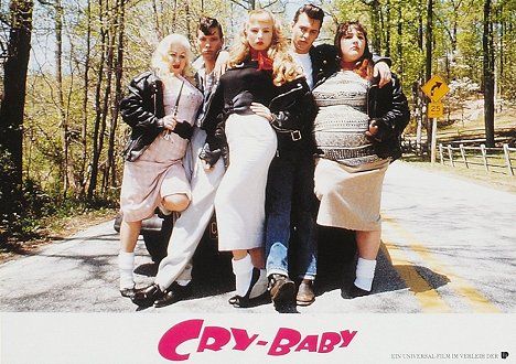 Kim McGuire, Darren E. Burrows, Traci Lords, Johnny Depp, Ricki Lake - Cry Baby - Lobbykarten