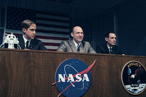 Ryan Gosling, Corey Stoll, Lukas Haas - Prvý človek - Z filmu