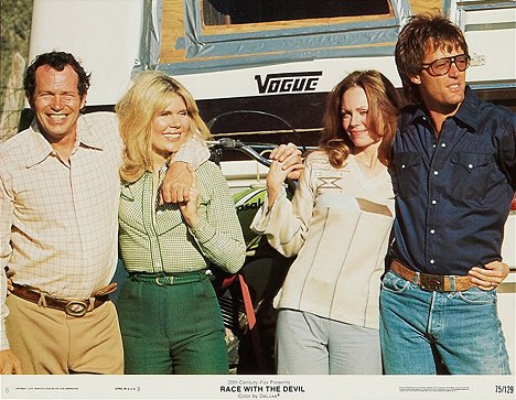 Warren Oates, Loretta Swit, Lara Parker, Peter Fonda - Race with the Devil - Lobby karty