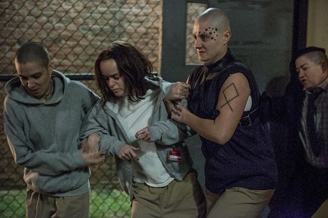 Taryn Manning, Lea DeLaria - Orange Is the New Black - Tied to the Tracks - Photos