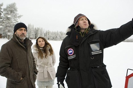George Clooney, Irina Björklund, Anton Corbijn - The American - Van de set