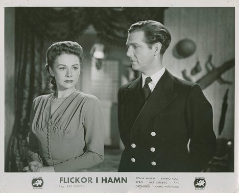 Sonja Wigert, Åke Ohberg - Flickor i hamn - Lobby Cards