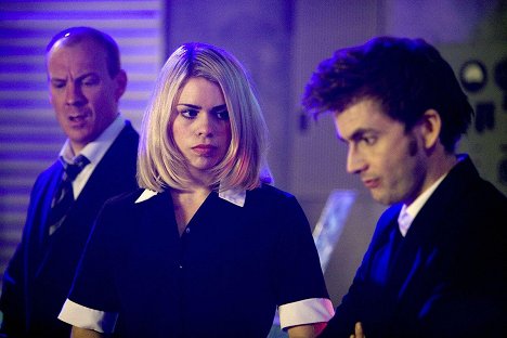 Shaun Dingwall, Billie Piper, David Tennant - Doctor Who - The Age of Steel - De la película