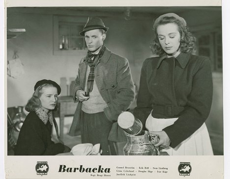 Ulla Andreasson, Sven Lindberg, Gunnel Broström - Barbacka - Fotocromos