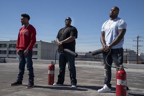 London Brown, Donovan W. Carter, Terrell Suggs - Ballers - The Devil You Know - Photos