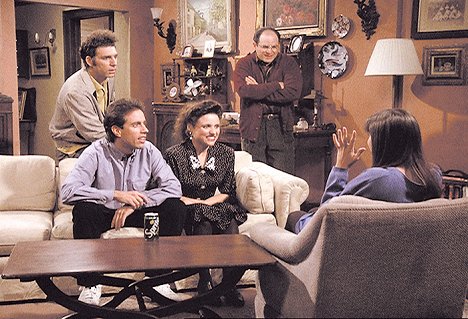 Michael Richards, Jerry Seinfeld, Julia Louis-Dreyfus, Jason Alexander - Seinfeld - Die Nasenoperation - Filmfotos