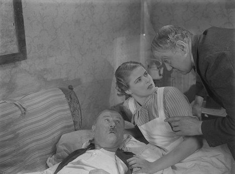 Sigurd Wallén, Ingrid Bergman, Valdemar Dalquist - Munkbrogreven - Filmfotos