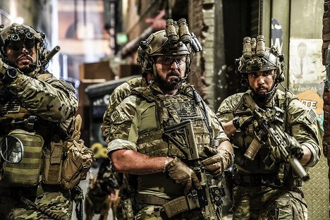 A. J. Buckley, Neil Brown Jr. - SEAL Team - All That Matters - Photos