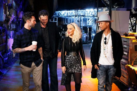 Adam Levine, Blake Shelton, Christina Aguilera, Pharrell Williams - The Voice USA - Filmfotos