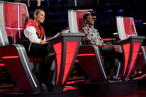 Alicia Keys - The Voice USA - Dreharbeiten