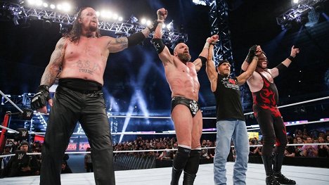 Mark Calaway, Paul Levesque, Shawn Michaels, Glenn Jacobs - WWE Super Show-Down - Photos
