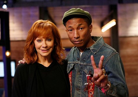Reba McEntire, Pharrell Williams - The Voice USA - Dreharbeiten