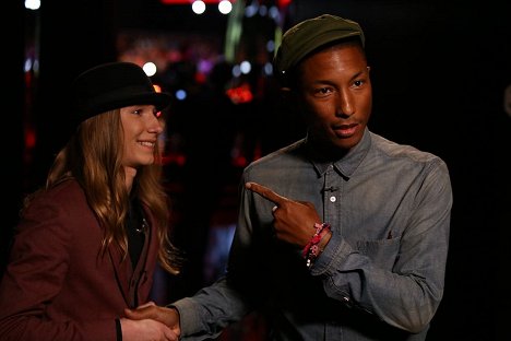 Pharrell Williams - The Voice - Forgatási fotók