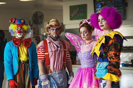 John Harlan Kim, Christian Kane, Rebecca Romijn, Lindy Booth - The Librarians - And the Tears of a Clown - Photos