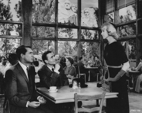 Cary Grant, James Mason, Eva Marie Saint - Der unsichtbare Dritte - Filmfotos