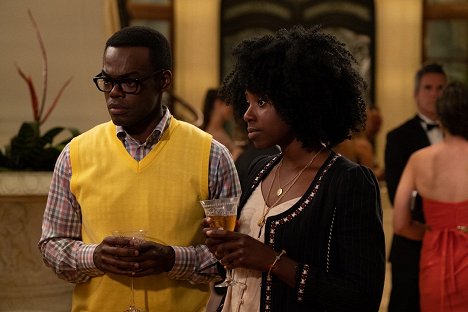 William Jackson Harper, Kirby Howell-Baptiste - The Good Place - Le Chasse-neige - Film