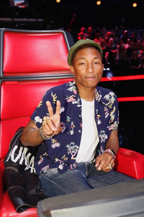 Pharrell Williams - The Voice - Z natáčení