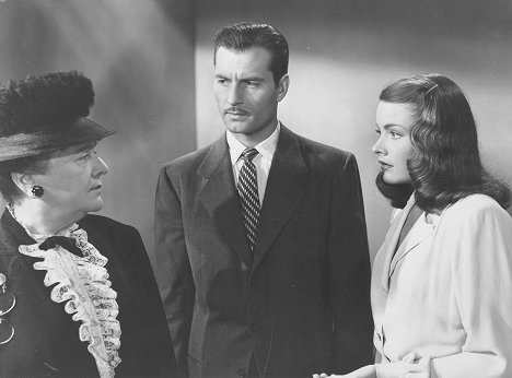 Florence Bates, George Montgomery, Nancy Guild - The Brasher Doubloon - Filmfotos