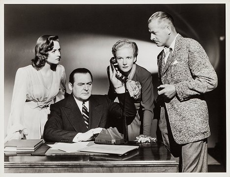 Donna Reed, Edward Arnold, Ann Harding, Reginald Denny - Eyes in the Night - Promokuvat