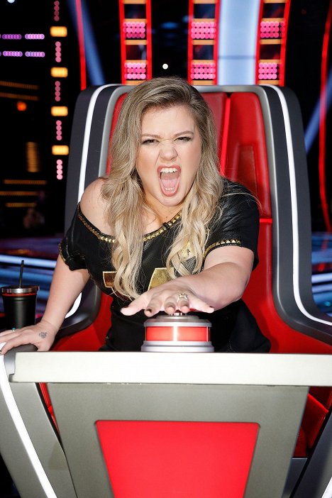 Kelly Clarkson - The Voice - Forgatási fotók
