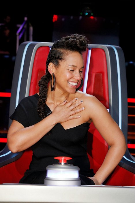 Alicia Keys - The Voice - Z natáčení