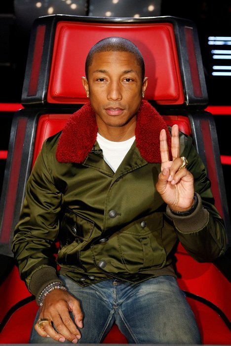 Pharrell Williams - The Voice - Z natáčení