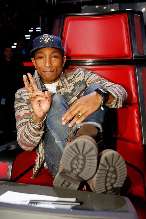 Pharrell Williams - The Voice - Z natáčení