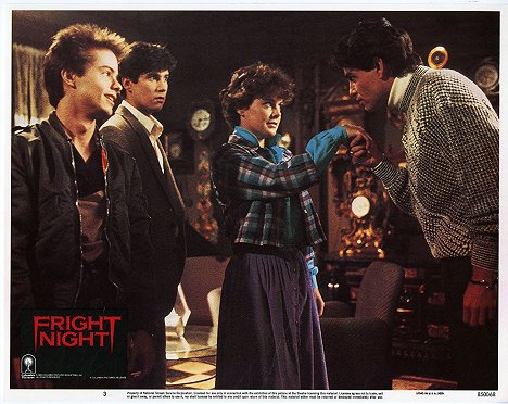 Stephen Geoffreys, William Ragsdale, Amanda Bearse, Chris Sarandon - Postrach nocy - Lobby karty