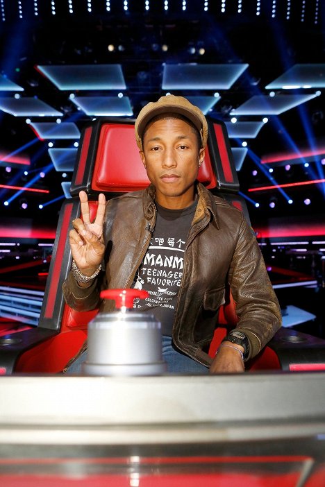 Pharrell Williams - The Voice - Z natáčení