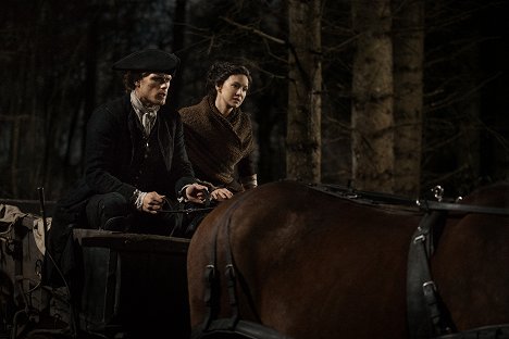 Sam Heughan, Caitríona Balfe - Outlander - Az idegen - Amerika, te gyönyörű - Filmfotók