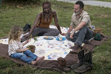 Danai Gurira, Andrew Lincoln - The Walking Dead - Warning Signs - Photos